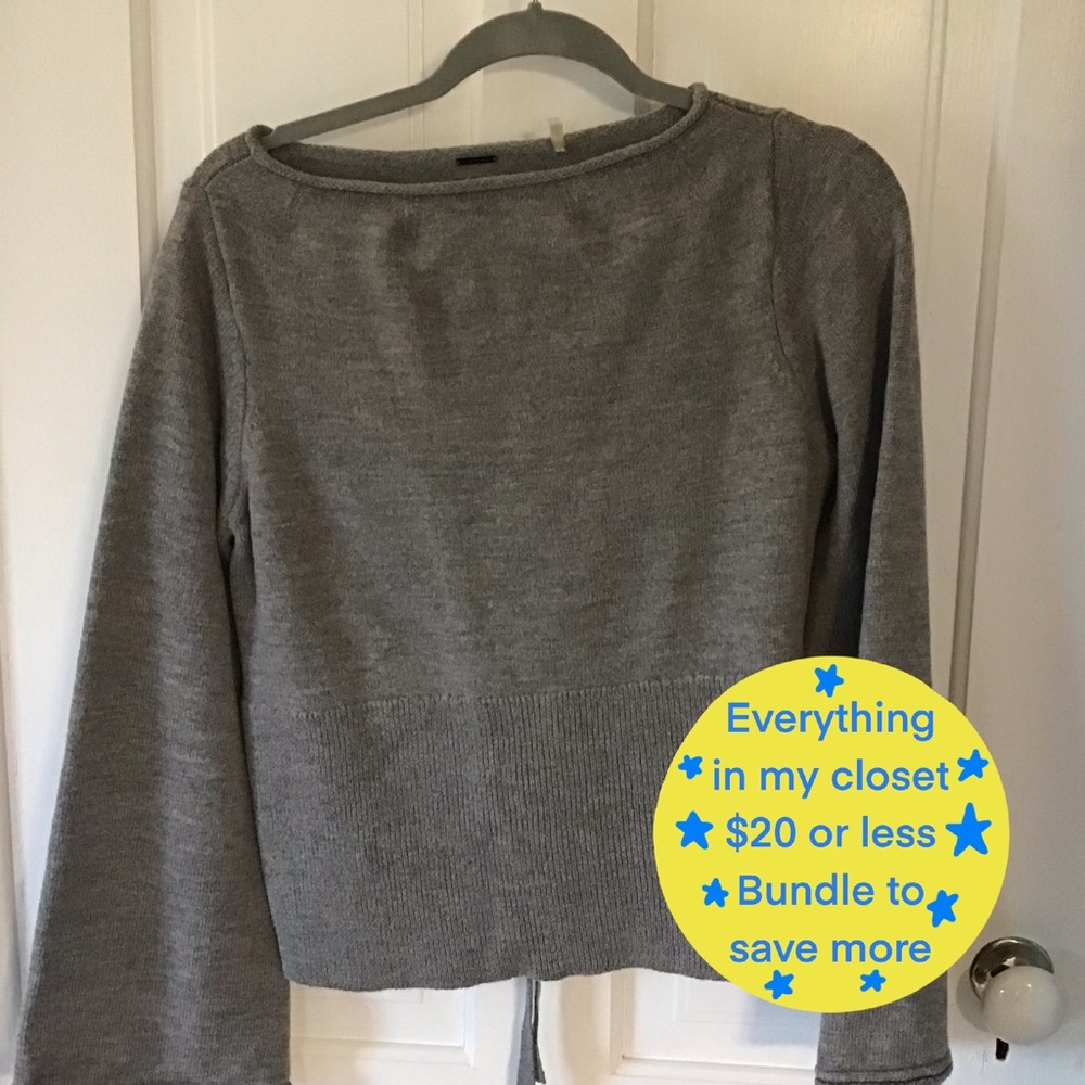 100% Extra Fine Merino Wool, bell sleeve